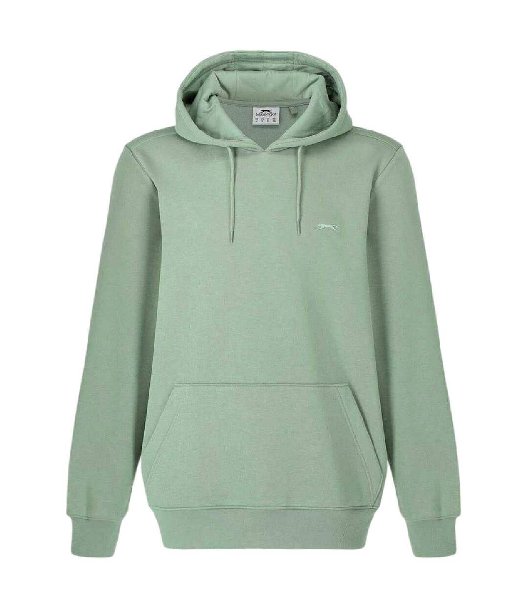 Mens Fleece Hoodie Sage Slazenger-1