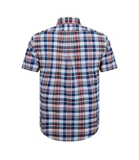 Chemise Motif/style À Carreaux Homme Blanc Bleu À Carreaux Ralph Lauren