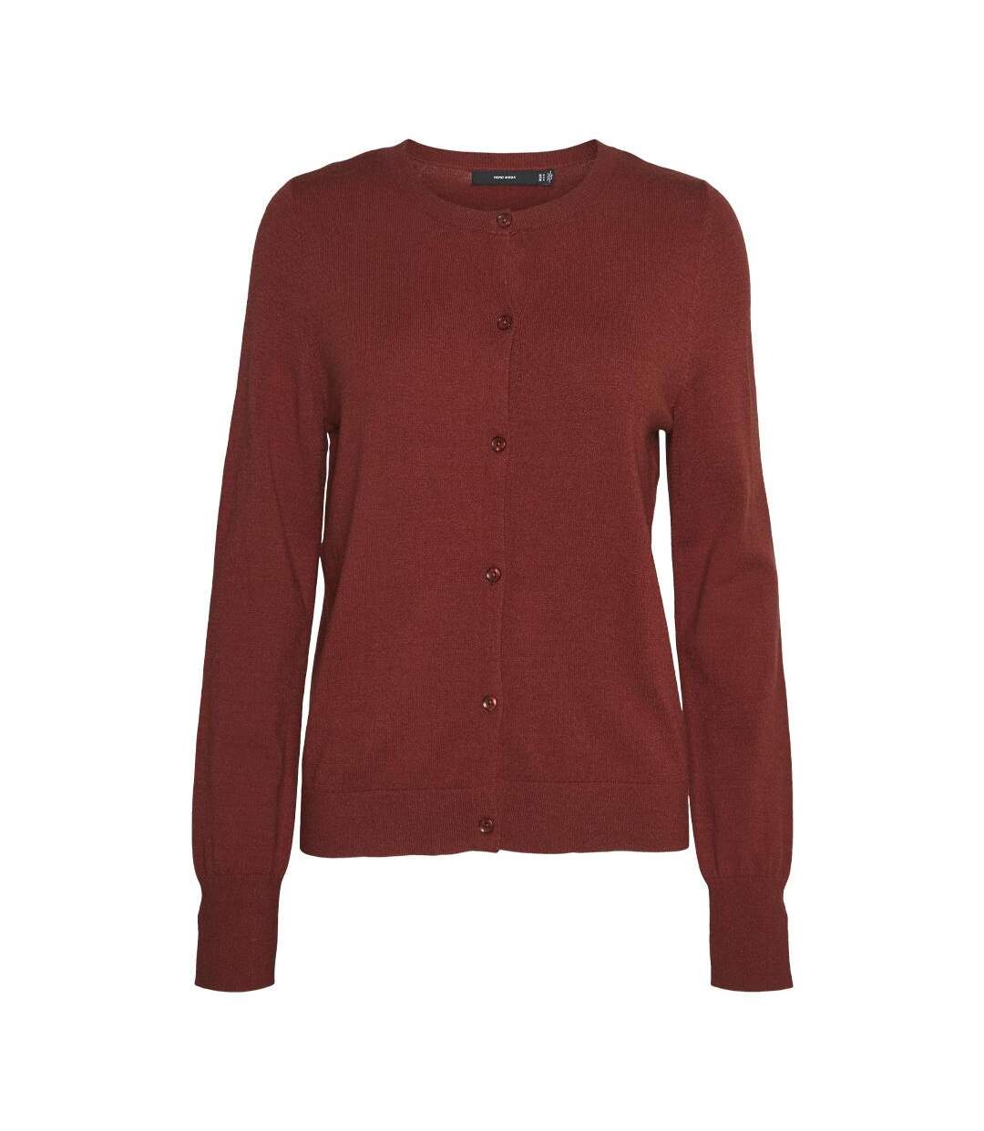 Pull terracotta femme vero moda breeze - m-1