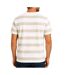 T-Shirt blanc/beige homme rms26 rayures-2
