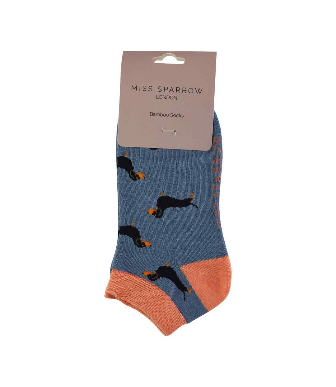 Miss Sparrow - Femme Chaussettes Courtes | Chaussettes Basses Fantaisie Animaux-2