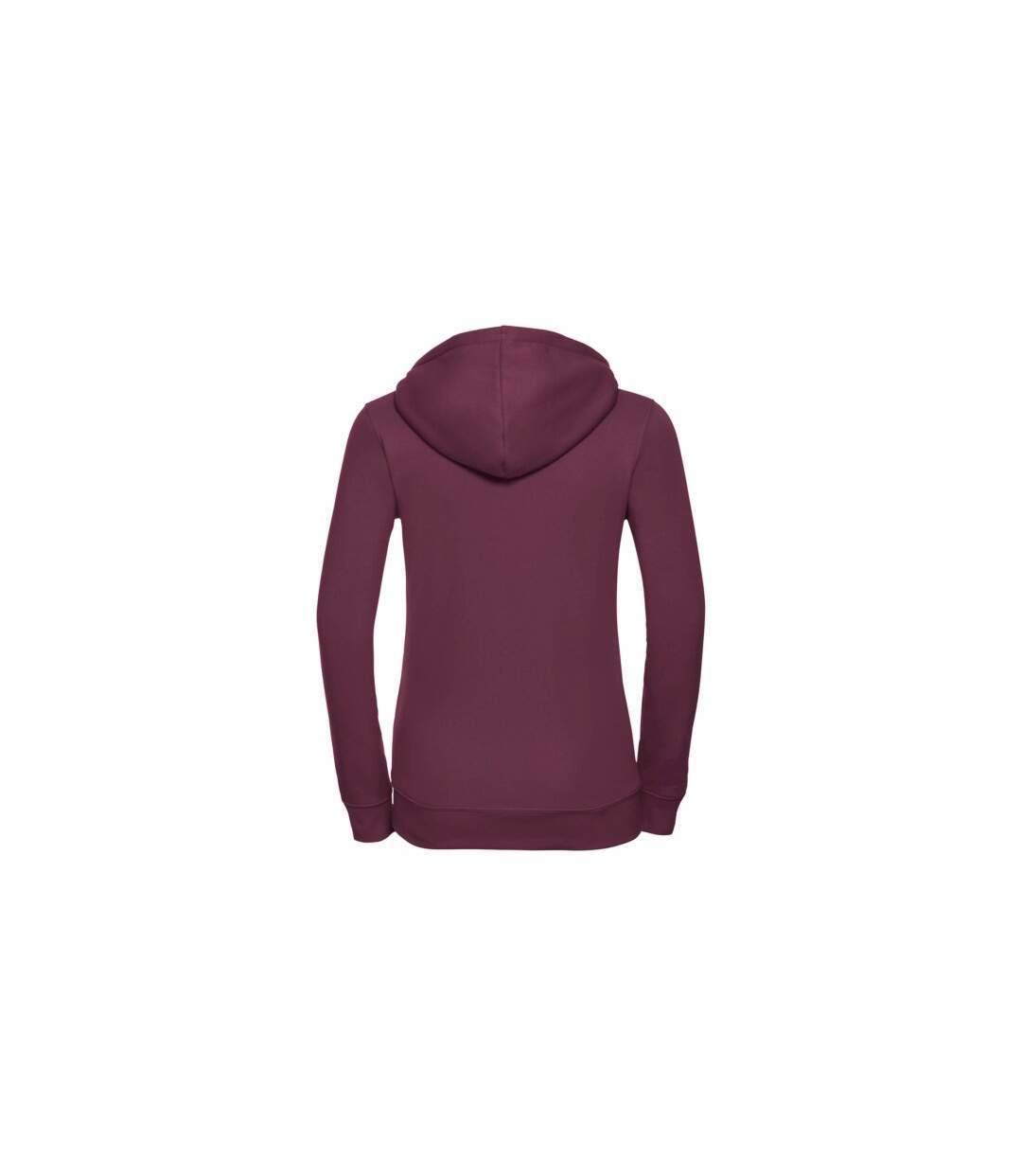 Russell Ladies Premium Authentic Zipped Hoodie (3-Layer Fabric) (Burgundy) - UTBC2731-2