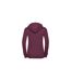 Russell Ladies Premium Authentic Zipped Hoodie (3-Layer Fabric) (Burgundy) - UTBC2731-2