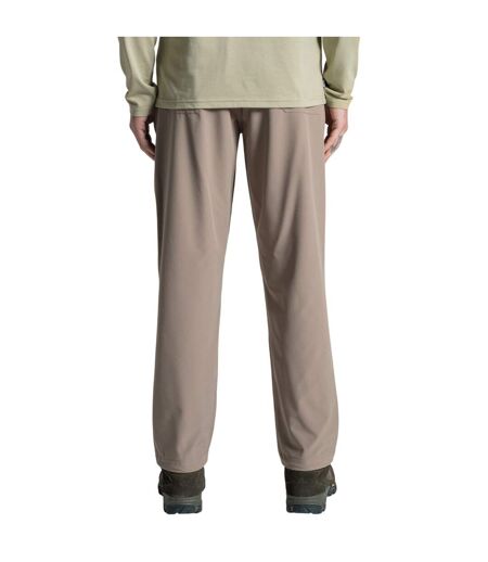 Pantalon Uni À Taille Haute Élastiquée Socco Homme Beige Craghoppers