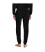 Mens Velour Embossed Joggers Black Hugo-3