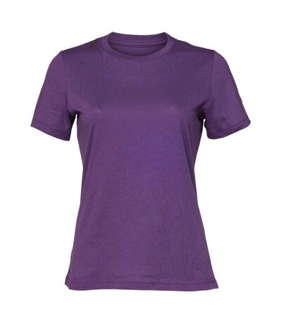 Bella + Canvas Womens/Ladies Jersey Short-Sleeved T-Shirt (Royal Purple)
