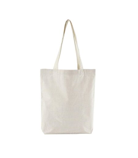 Tote Bag Motif/style Rayé Taille Unique Gris Westford Mill