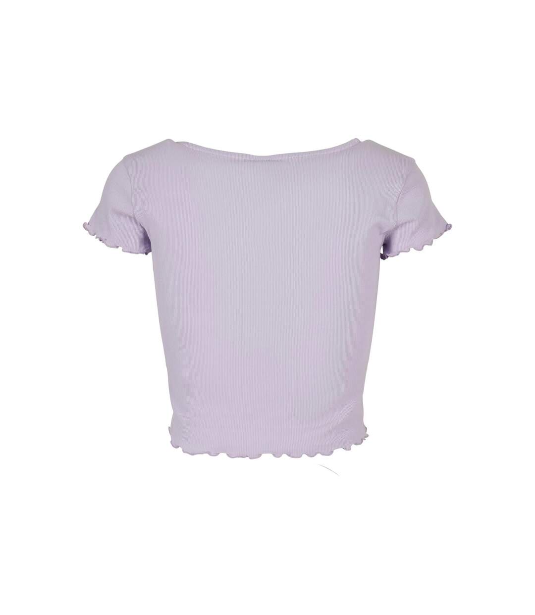 Haut Court Motif/style Côtelé Femme Lilas Urban Classics-2