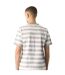 Unisex Adult Stripe Paisley Crew Neck Regular T-shirt Grey Pretty Green-3