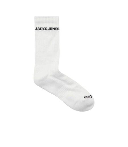 Lot De 2  Chaussettes Motif/style Logo Basic Homme Noir Blanc Jack And Jones
