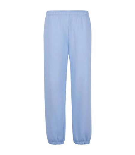 Mens Fluffy Plain Jogging Bottoms Powder Blue Urban Classics