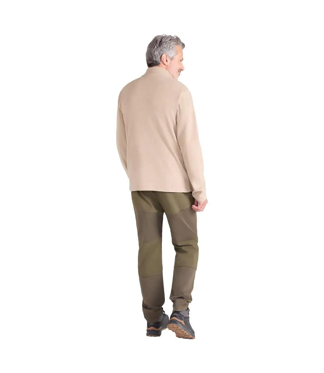 Mens Raso Full Zip Fleece Top Off White Mountain Warehouse-4