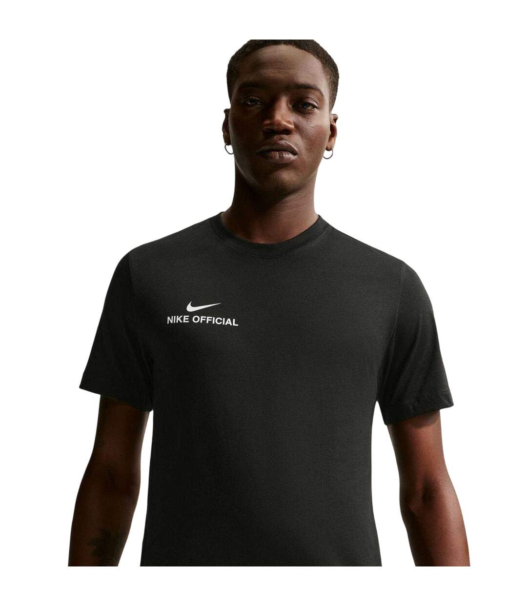 T-shirt Motif/style Swoosh Sportswear Homme Noir Nike-4