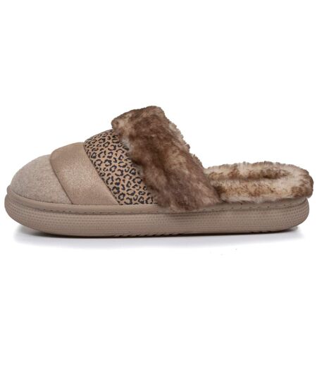 Isotoner Chaussons Mules femme semelle bloup extra confort