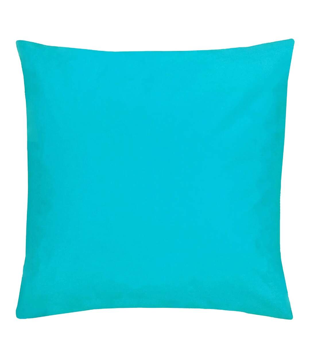 Plain outdoor cushion cover 55cm x 55cm aqua Furn-1