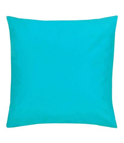 Plain outdoor cushion cover 55cm x 55cm aqua Furn