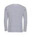 T-shirt Marine Homme Blanc Bleu Marine SOLS-2