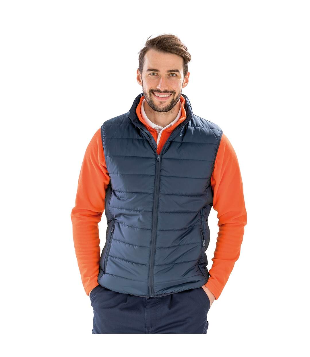 Mens Promo Body Warmer Navy Result-1