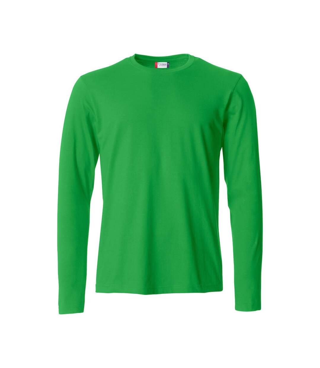 T-shirt Basic Homme Vert Pomme Clique-1