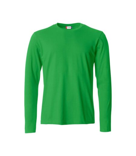 T-shirt Basic Homme Vert Pomme Clique