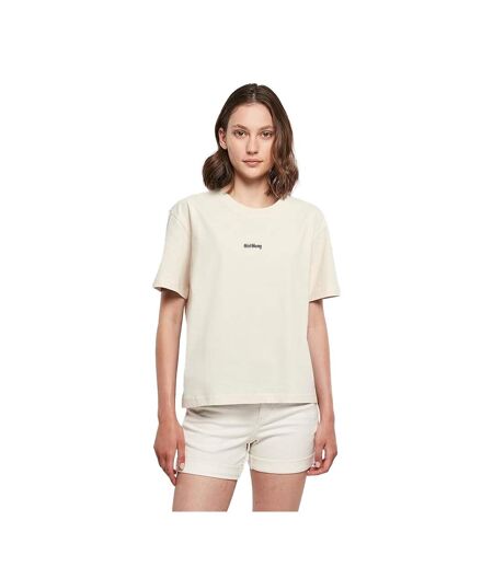 T-shirt Girl Gang Femme Sable Blanc Miss Tee