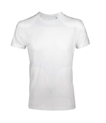 SOLS Mens Imperial Slim Fit Short Sleeve T-Shirt (White) - UTPC507