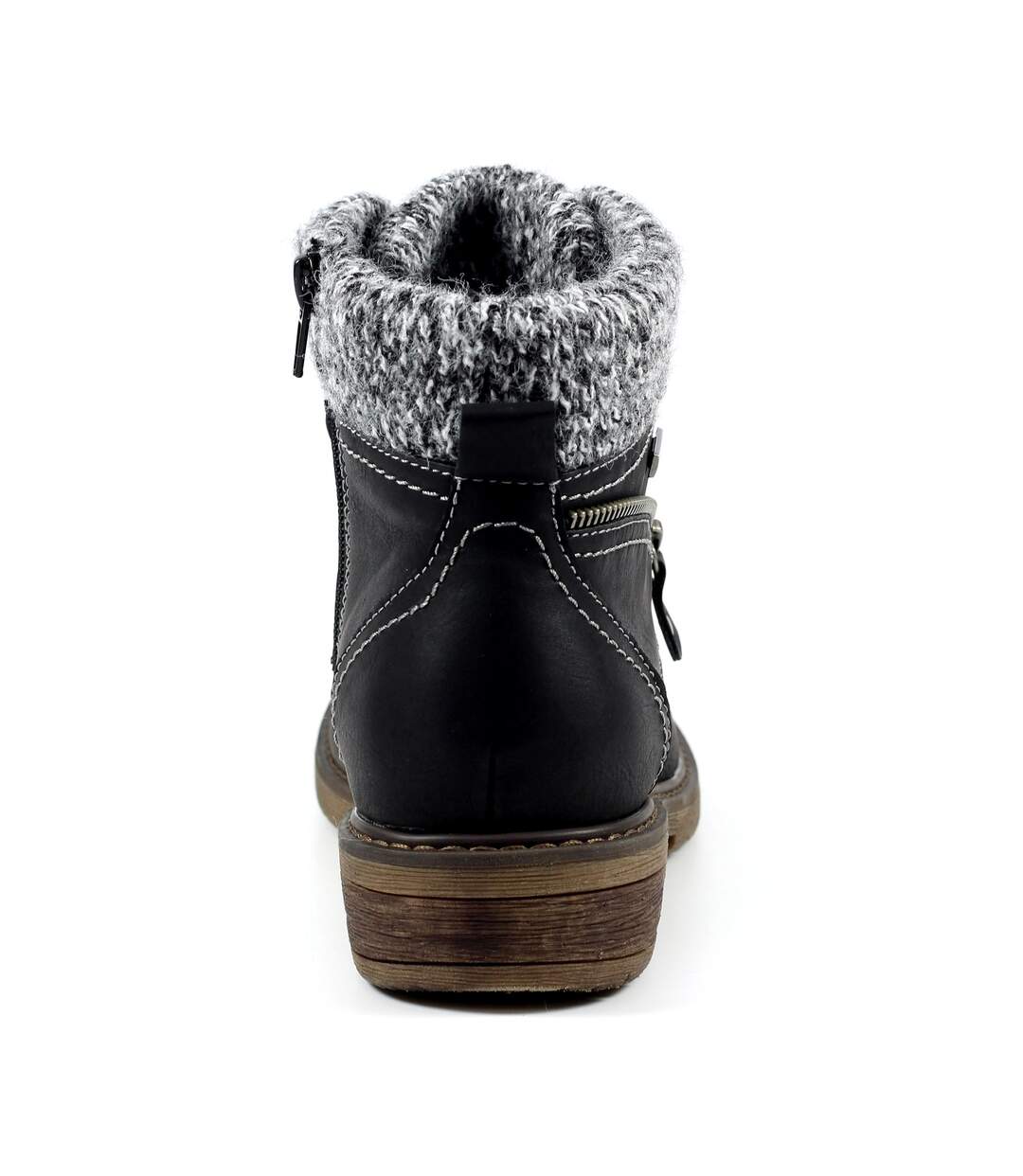 Bottines Benson Femme Noir Lunar-2