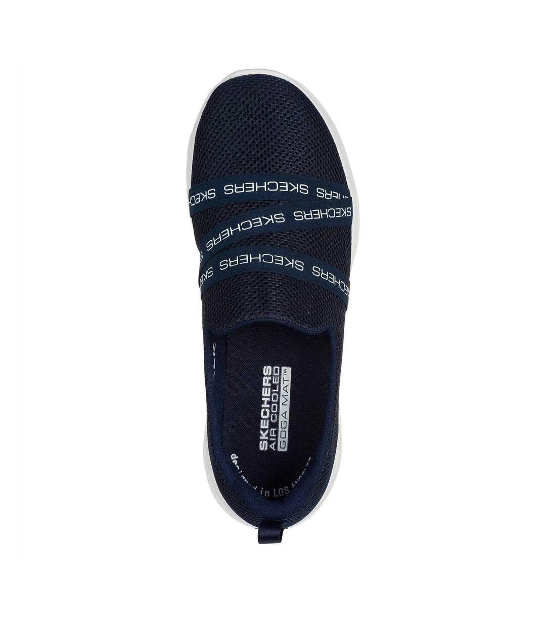 Womens/ladies Go Walk Joy Walking Trainers Navy Skechers-4