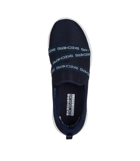 Womens/ladies Go Walk Joy Walking Trainers Navy Skechers