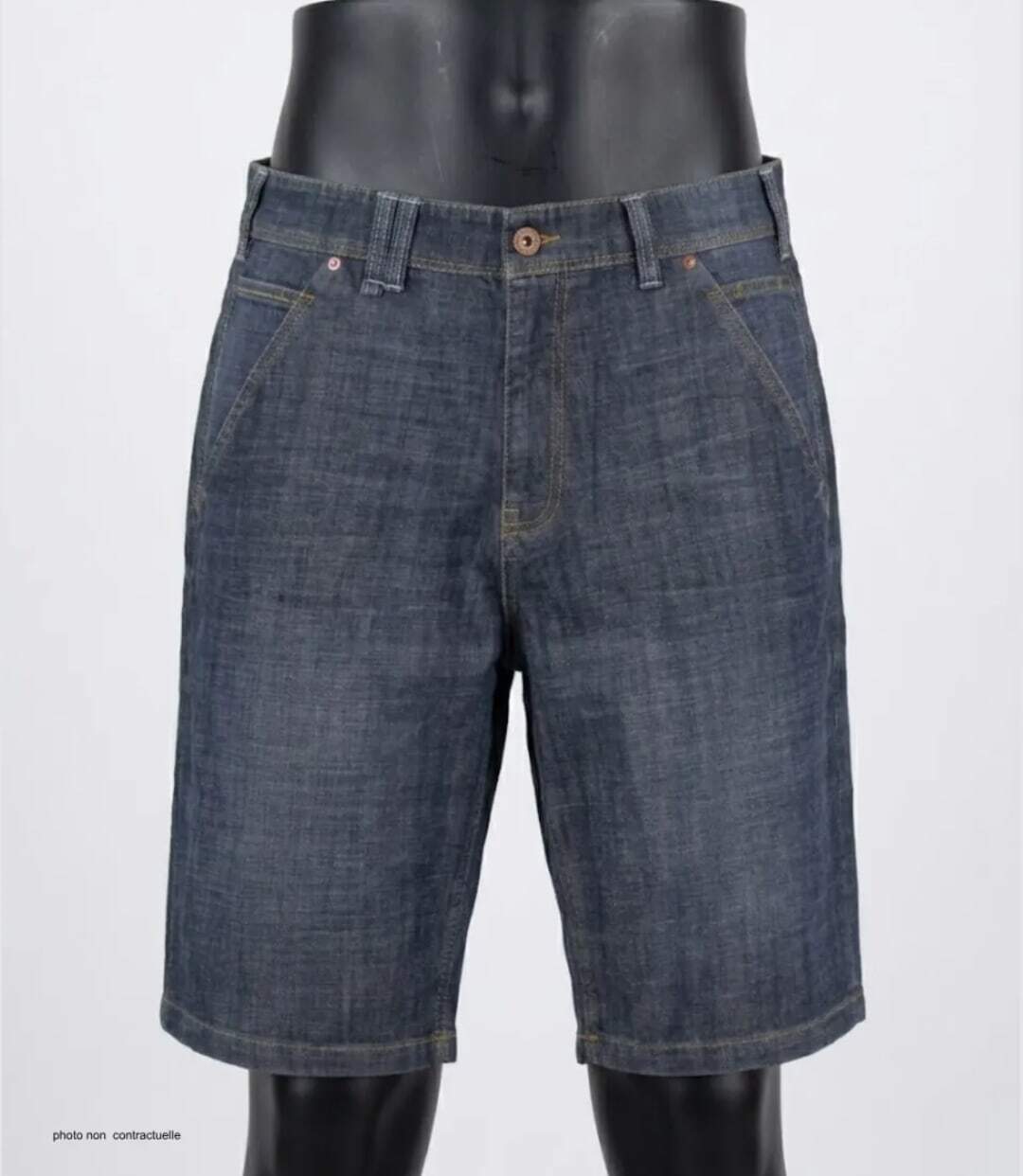 Bermuda en jean CHALLENGER IBIS1 : le short denim extensible au confort absolu-3