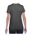 Womens/ladies Heather Cotton Heavy T-shirt Dark Heather Gildan-2