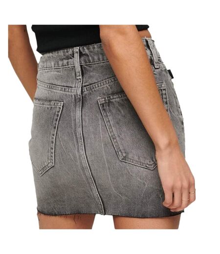 Jupe en jean Gris/Noir Femme Superdry Mini Skirt - 28