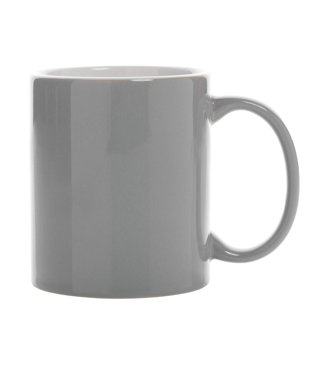 Classic inner two tone ceramic 350ml mug one size grey XD Collection-1