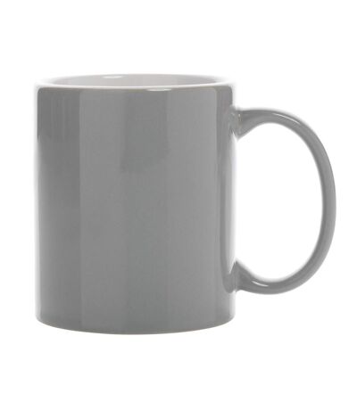 Classic inner two tone ceramic 350ml mug one size grey XD Collection