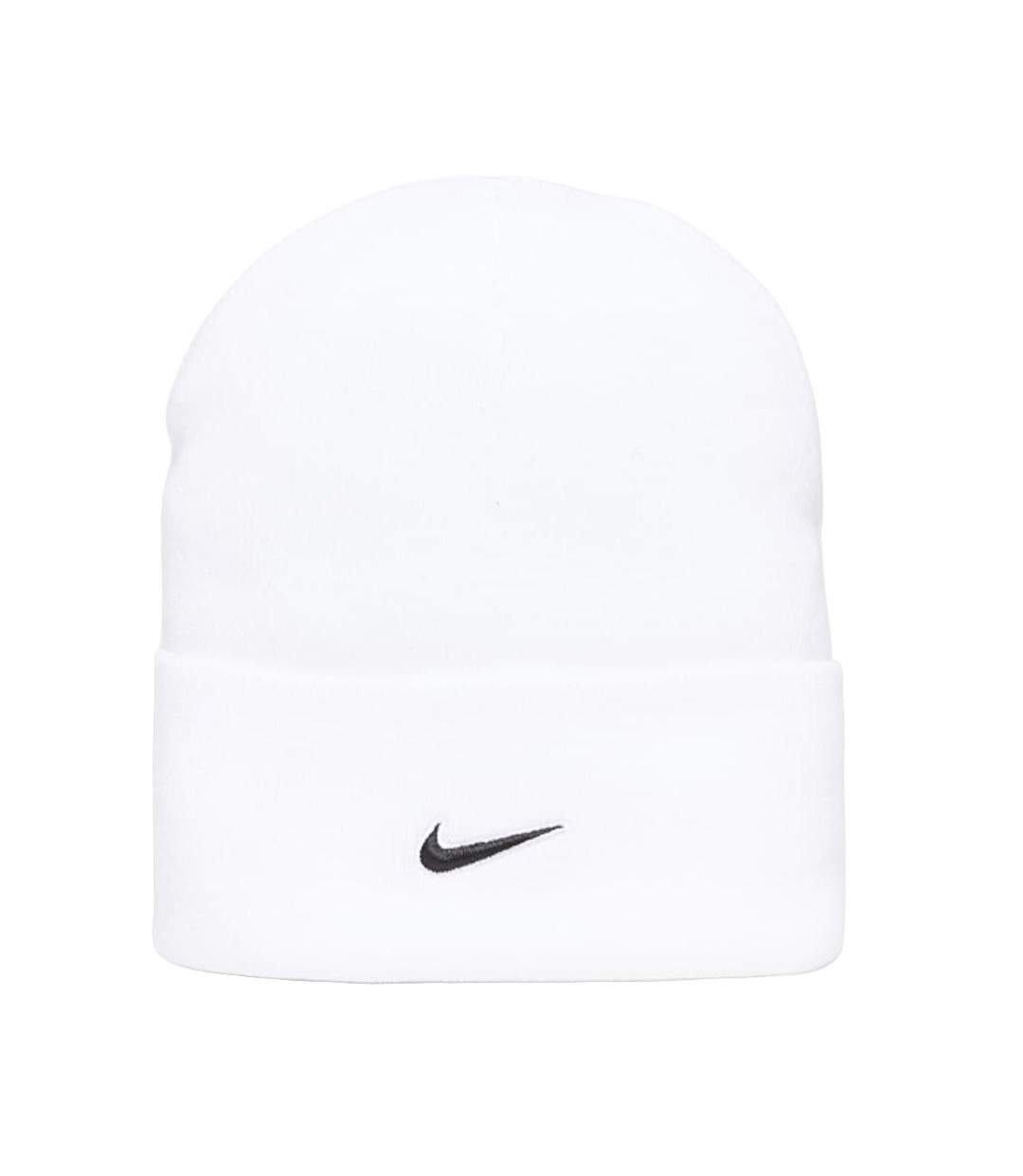 Bonnet blanc homme nike peak-1