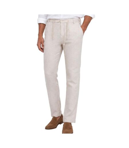 Pantalon fluide beige homme paname brothers