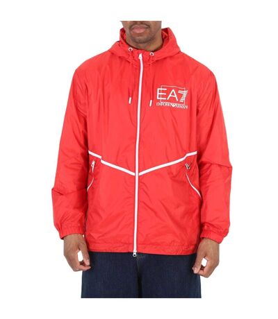Blouson Aviateur Motif/style Vif Homme Rouge Blanc Emporio Armani