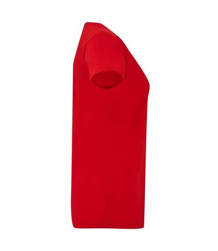 T-shirt Iconic Femme Rouge Fruit Of The Loom
