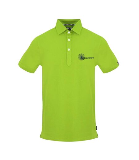 Polo Manches Courtes Homme Vert Clair Vif Aquascutum