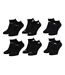 Chaussettes Femme KAPPA Socquettes Tiges courtes Pack de 6 Paires Noires