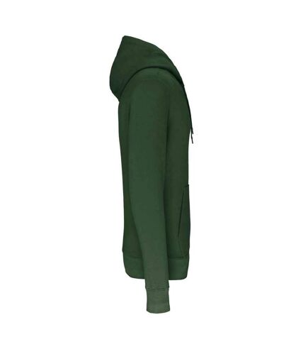 Sweat à capuche homme vert forêt Kariban