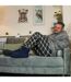 Mens Indoor Boot Slippers with Memory Foam-5