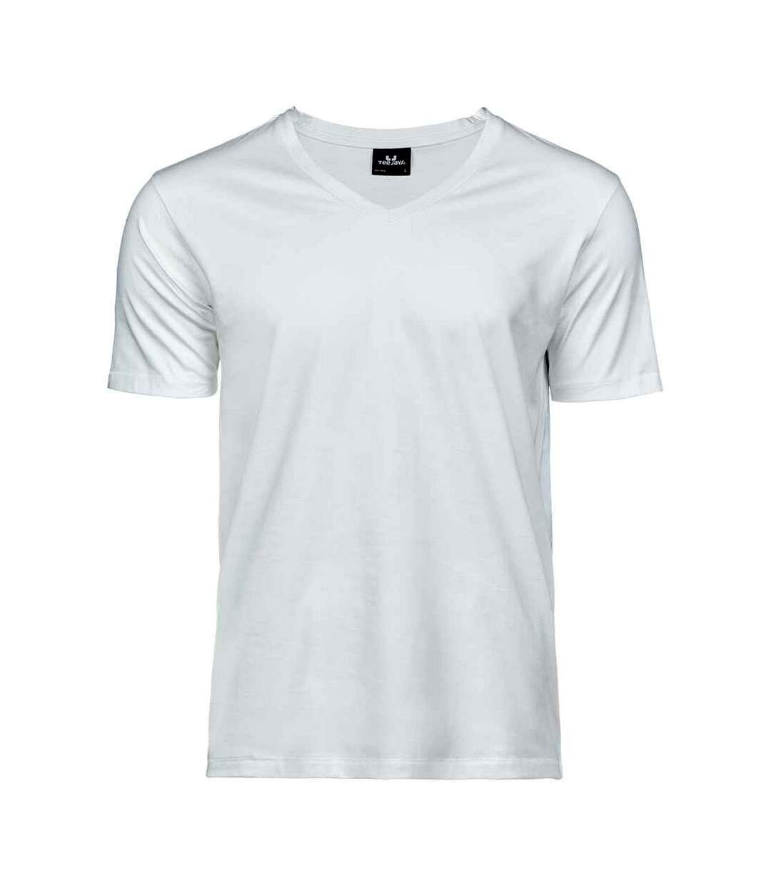 T-shirt luxury homme blanc Tee Jays