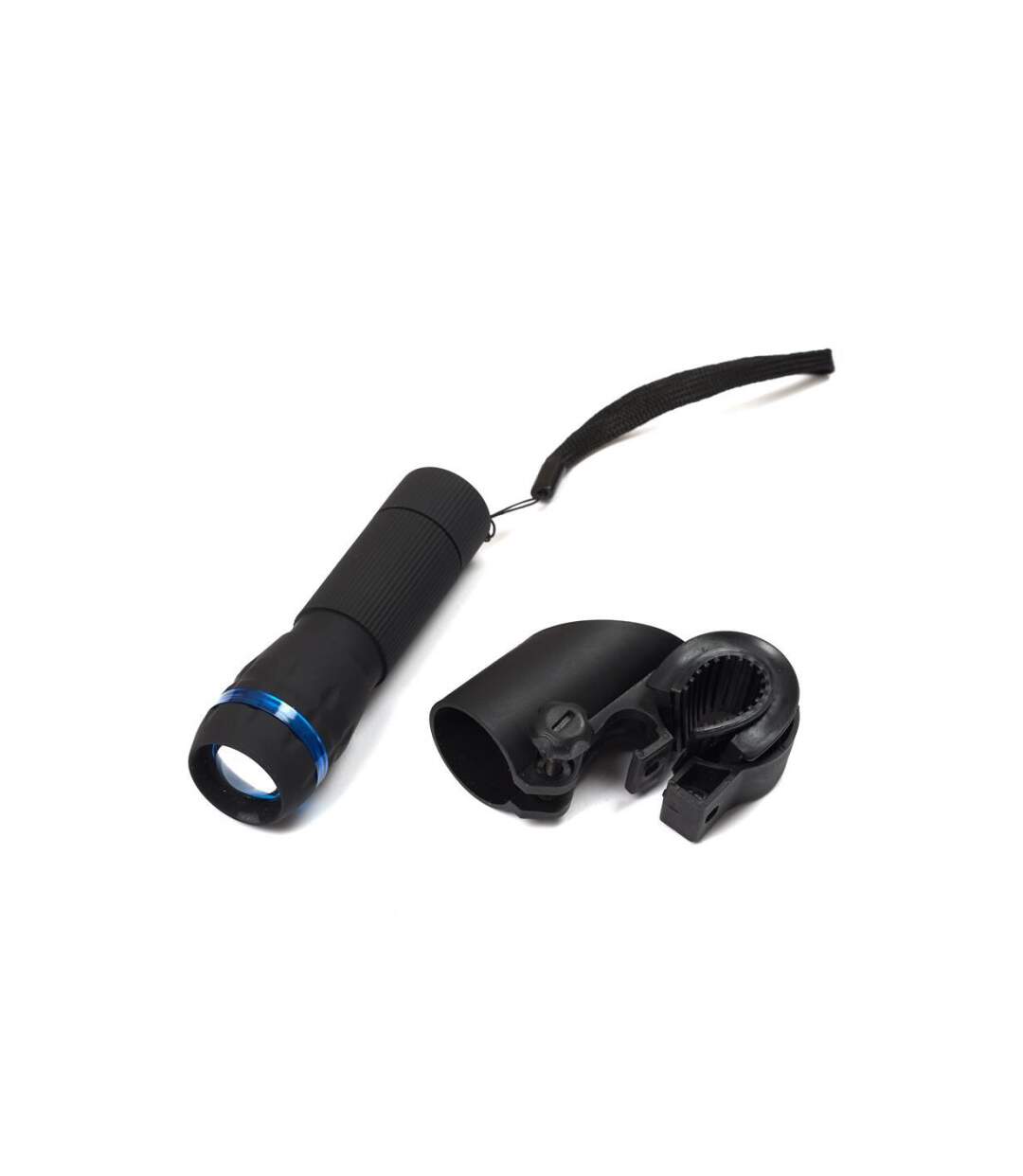 Éclairage Avant LED & Lampe Torche Sport 10cm Noir-1