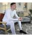 THMO - Homme Caleçon Thermique Long Johns Hiver sous Vetement Pantalon Polaire-5