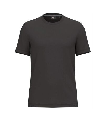 Unisex Adult Anti-bacterial Short-sleeved T-shirt Dark Grey WK. Designed To Work