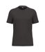 Unisex Adult Anti-bacterial Short-sleeved T-shirt Dark Grey WK. Designed To Work-1