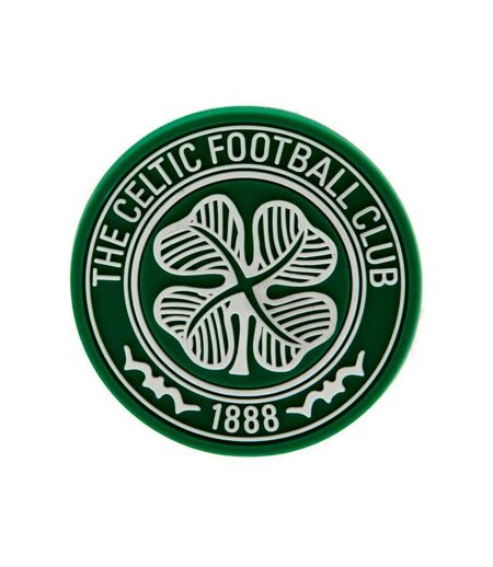 Celtic FC Crest Fridge Magnet (Green/White) (One Size)