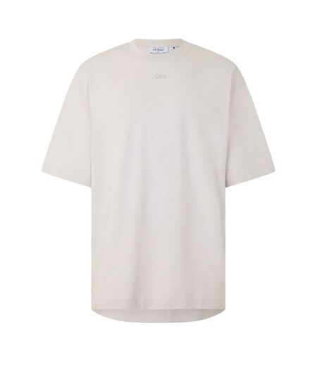 T-shirt Brics Homme Gris Pâle Off White
