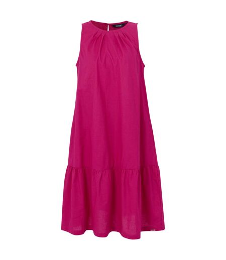 Womens/ladies Trisa Smock Dress Pink Fusion Regatta